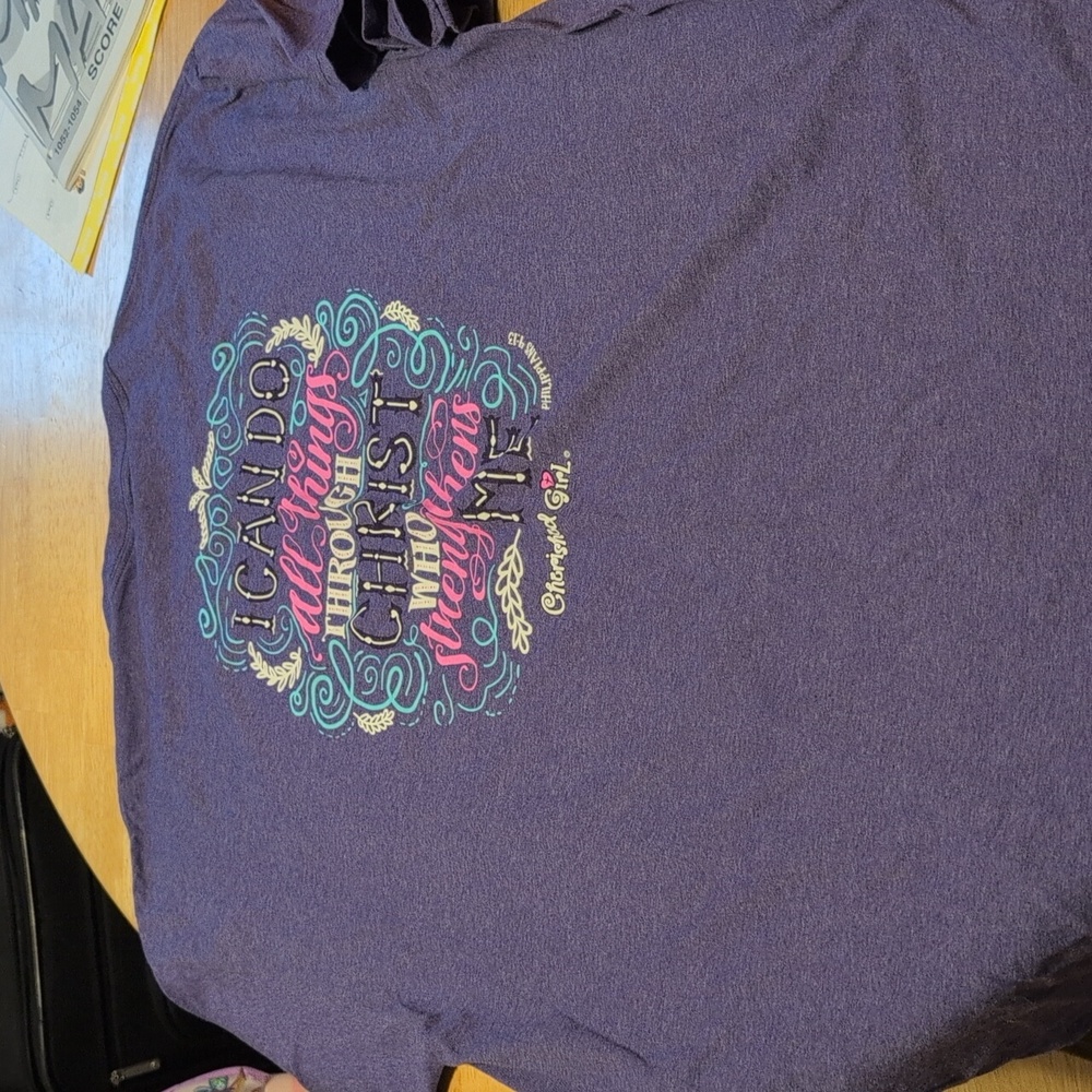 Purple Cherished Girl T-Shirt
